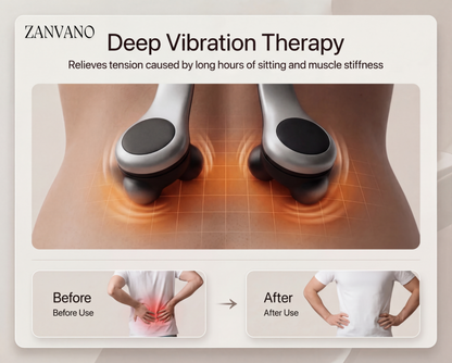 ZanVano™ Heat Therapy back massager pillow